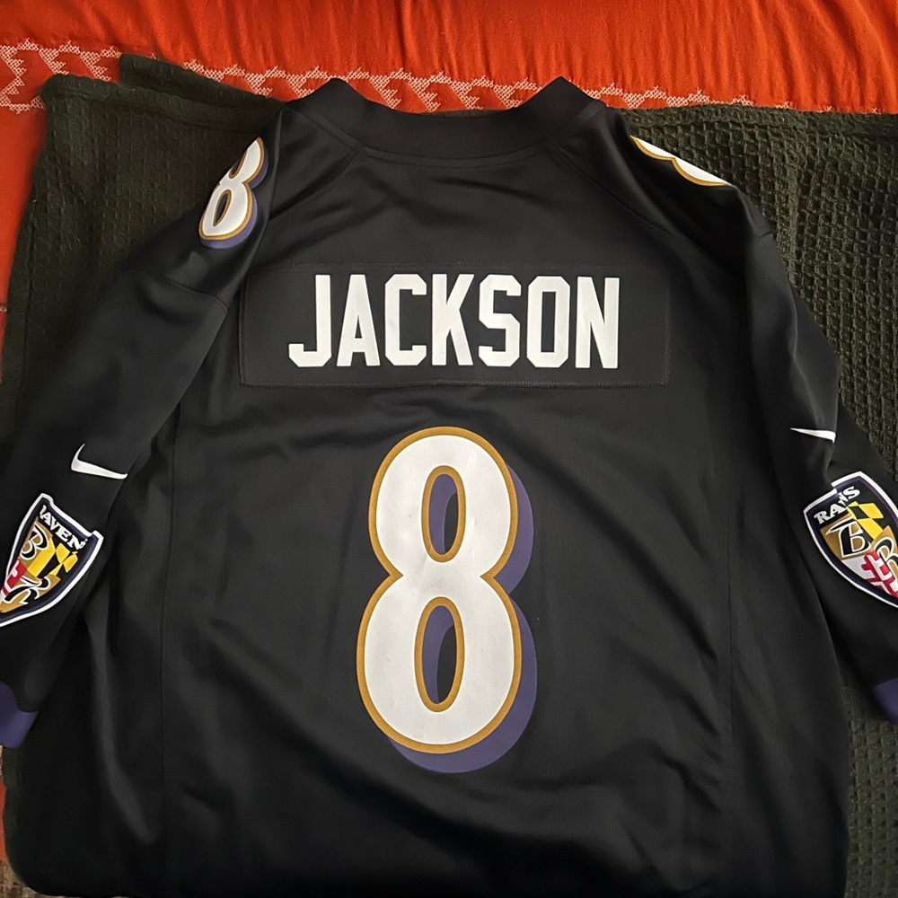 Nike Men's Black Football Jersey